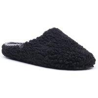 Hush Puppies Men's Good Teddy Slipper in Black | Size: 8