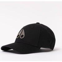 Moose Knuckles Men's Logo Detail Cap in Black