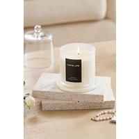 SHEONLY Soy Wax Scented Candle with Bell Shaped Glass Cup, Valley After the Rain in White
