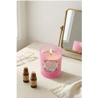 SHEONLY Lemon & Rose Soy Wax Scented Candle in Pink