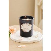 SHEONLY Blackberry & Laurel Soy Wax Scented Candle in Black