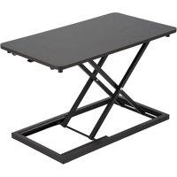 Garden Sanctuary Height Adjustable Standing Desk Converter in Black