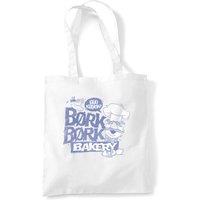 Disney The Muppets Bork Bakery Swedish Chef Grocery Travel Reusable Tote Bag in White