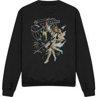 Star Wars Luke & Leia Vintage Sweatshirt, Black | Size: Small