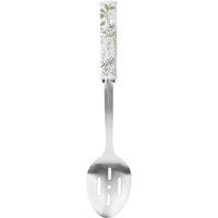 Laura Ashley Pendeford Sage Parterre 13-Inch Stainless Steel Slotted Spoon