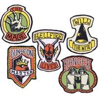 Stranger Things Set of Five Fabric Patches - Iron On