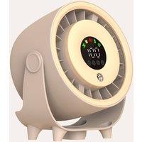Quipulse Humidifying Mist Table Fan in Khaki