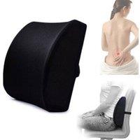 NESTLUNE Car Memory Foam Wedge Seat Chair Lumbar Support in Black | Size: 100 cm x 190 cm