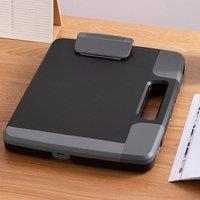 Hinsinc A4 Plastic Storage Clipboard with Pen Holder in Black | Size: 0.6m2