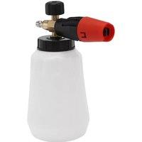 NESTLUNE Snow Foam Lance 1/4 Quick Release Car Wash Foam Cannon Pot Pressure in White | Size: 100 cm x 60 cm