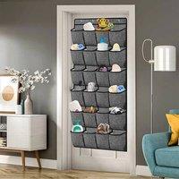 KORVIXA Over Door Hanging Shoe Rack Tidy Storage in Grey | Size: 500mm