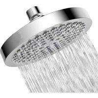 VOGREX 6 Inch Round Rain Shower Head Replacement in Silver