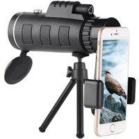 KORVIXA 80X100 Binoculars Super High Power Portable Monocular in Black