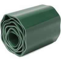 NESTLUNE 9*15cm Corrugated Garden Separator Lawn Grass Border Fence in Green | Size: 100 cm x 15 cm