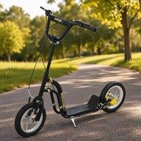 STILVORA Kids Stunt Scooter with Adjustable Handlebar Black