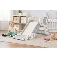 STILVORA Kids Slide Foldable Freestanding Design Grey