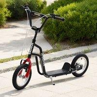 STILVORA Kids Scooter with Adjustable Handlebar & Dual Brakes in Black