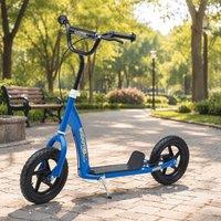STILVORA Kids Scooter with Adjustable Height & Rear Brake in Blue