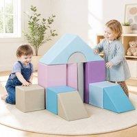 STILVORA Kids Soft Play Set 11 Piece Blue