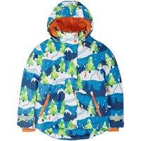 Frugi Boy's Snow & Ski Coat in Blue | Size: 4-5 Years