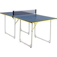 Hinsinc Foldable Ping Pong Table with Net Indoor Outdoor Tennis Table in Blue | Size: 0-12 m