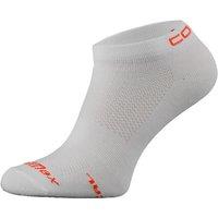 COMODO Men's 1 Pack Ultra Coolmax Ankle Length Running Socks in White | Size: 6-8