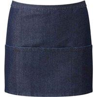 Premier Women's Colours 3 Pocket Apron Workwear in Indigo