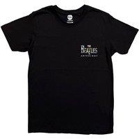 The Beatles Women's Collage Logo T-Shirt in Black | Size: Large