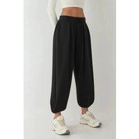 Hiccup Women's Modal Touch Salwar Pants with Pockets in Black | Size: XL