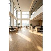 ExtraStar 36 PC Self-Adhesive PVC Flooring Planks for Home Decor in Light Brown