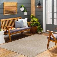 Livabliss Eagean-Geometric Blue Beige Yellow Pink In- & Outdoor Rug in Brown | Size: 200 cm x 275 cm
