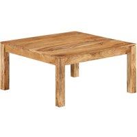Berkfield Home Coffee Table 80x80x40 cm Solid Acacia Wood in Brown | Size: 80 x 80 x 40 cm