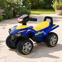 STILVORA Children's Ride-On Toy with Storage & Lights in Blue