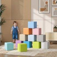 STILVORA Soft Play Blocks 12 Piece Set in Blue