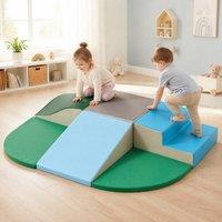 STILVORA 6-Piece Soft Play Set for Climbing & Crawling