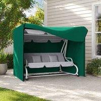 STILVORA Garden Swing Chair Cover 220 x 125 cm Green