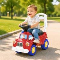 STILVORA Ride-On Car with Under Seat Storage in Red