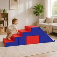 STILVORA 2-Piece Soft Play Set Reconfigurable Blue