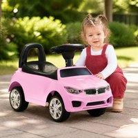 STILVORA Ride-On Car with Under-Seat Storage Pink