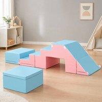 STILVORA 2-Piece Soft Play Set with Reconfigurable Design