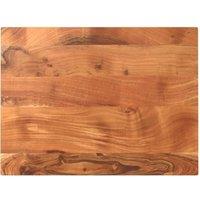 Berkfield Home Table Top 80x50x2.5 cm Rectangular Solid Wood Acacia in Brown