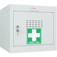 Phoenix Safe Company Size 1 Light Grey Medical Cube Locker with Key Lock, MC0344GGK, 44L | Size: 300 cm x 100 cm
