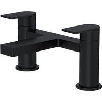 Balterley Contemporary Deck Mounted Bath Filler Tap Matt Black