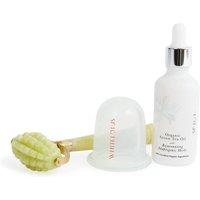 White Lotus Beauty Jade Roller & Body Sculpting Cupping Kit in Green