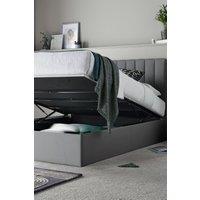 Time4sleep Onelife Light Grey Upholstered Ottoman - Bed Frame | Size: Double