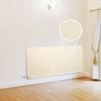 Safetots Dual Fabric Premium Radiator Cover in Off-White | Size: 50 cm x 200 cm