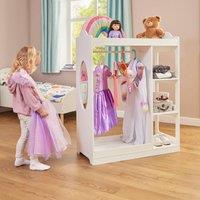 Liberty House Toys Dressing Rail with Mirror in White