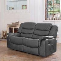 Artemis Home Almeira 2 Seat Recliner Sofa in Grey