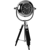 WILLIAM WIDDOP Tripod Clock in Silver