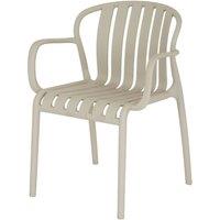 KDMD Axis Putty Light Grey Carver Chair - Modern & Traditional Dining Seat